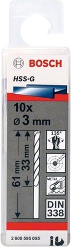 Набор сверл Bosch 2608595055