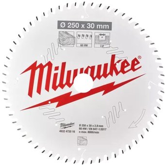 Пильный диск Milwaukee 4932472016