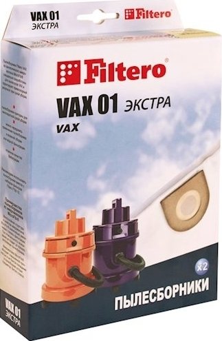 Комплект одноразовых мешков Filtero VAX 01 Экстра