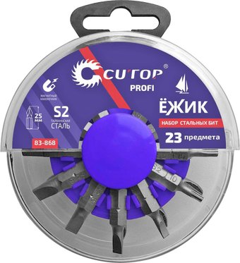 Набор бит Cutop Profi Ежик 83-868