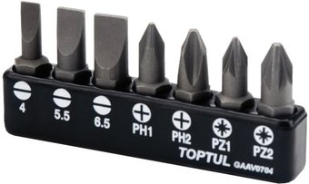 Набор бит Toptul GAAV0704 7 предметов