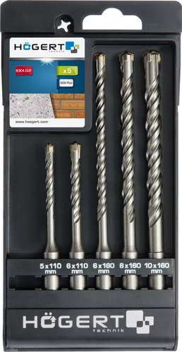 Набор буров Hoegert Technik HT6D370