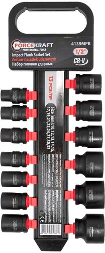 Набор головок слесарных ForceKraft FK-4139MPB
