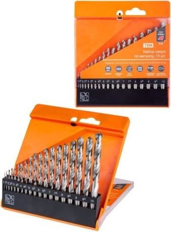 Набор сверл TDM Electric Рубин SQ1093-0102