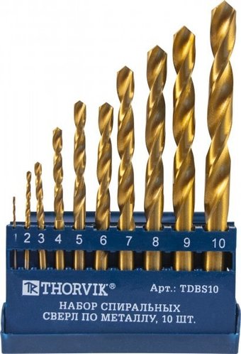 Набор сверл Thorvik TDBS10