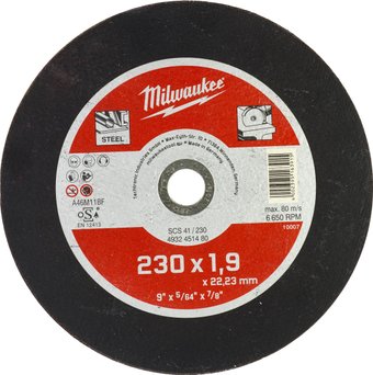 Отрезной диск Milwaukee SCS 41 4932451480