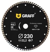 Отрезной диск алмазныйGRAFF 17230