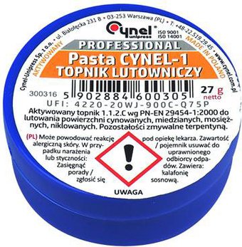 Паста для лужения Cynel Pasta Cynel-1 300316