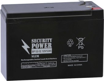 Аккумулятор для ИБП Security Power SP 12-12 F2 Slim