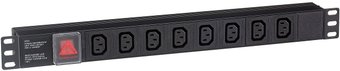 Блок розеток ExeGate ServerPro PDU-19H808 Al-8С13-C14-SW