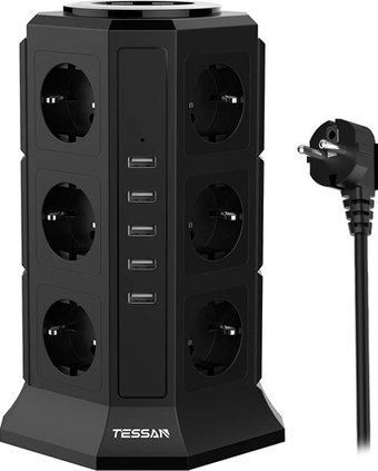 Сетевой фильтр Tessan TP-VA5U12E
