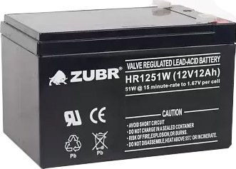 Аккумулятор для ИБП Zubr HR 1251 W