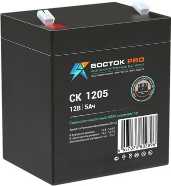 Аккумулятор для ИБП Восток СК-1205