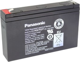 Аккумулятор для ИБП Panasonic LC-R067R2P1