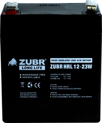 Аккумулятор для ИБП Zubr HRL 12V23W