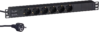 Блок розеток ExeGate ServerPro PDU-19H602 Al-6S-EU2CU