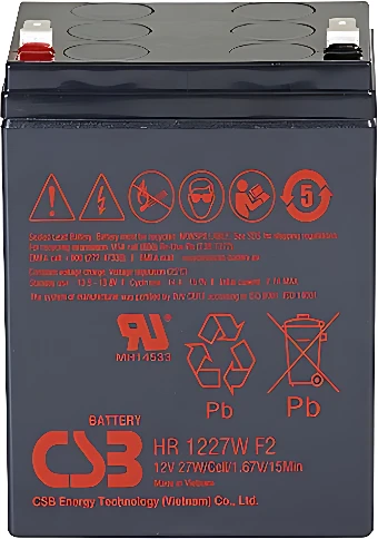 Аккумулятор для ИБП CSB Battery HR1227W F2