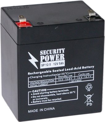 Аккумулятор для ИБП Security Power SP 12-5 F2