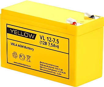 Аккумулятор для ИБП Yellow VL 12-7.5