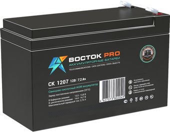 Аккумулятор для ИБП Восток СК-1207