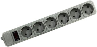Сетевой фильтр ExeGate 6 розеток, 5 м, серый