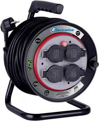 Удлинитель на катушке Electraline 49125 25 м