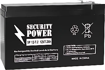 Аккумулятор для ИБП Security Power SP 12-7.2 F2