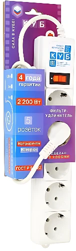 Сетевой фильтр Power Cube SPG-B-6-WHITE