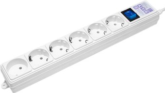Сетевой фильтр Power Cube Куб SPG-16B, 6 розеток, белый