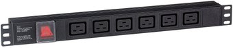 Блок розеток ExeGate ServerPro PDU-19H012 Al-6С19-C20-SW