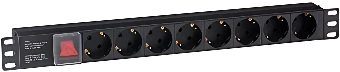 Блок розеток ExeGate ServerPro PDU-19H801 Al-8S-C14-SW