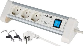 Сетевой фильтр Electraline 62563