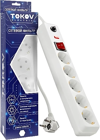 Сетевой фильтр Tokov Electric TKE-C01-SF5-3-ZV