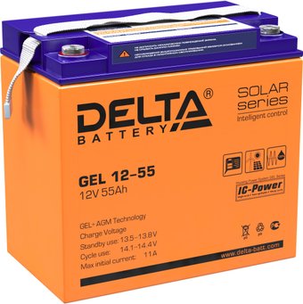 Аккумулятор для ИБП Delta GEL 12-55