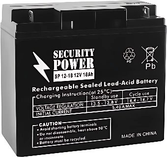 Аккумулятор для ИБП Security Power SP 12-18