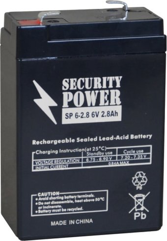 Аккумулятор для ИБП Security Power SP 6-2.8 F1