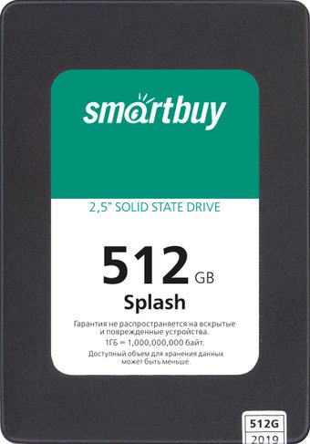 SSD SmartBuy Splash 2019 512GB SBSSD-512GT-MX902-25S3