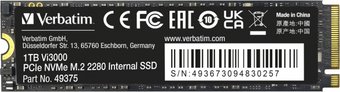 SSD Verbatim Vi3000 1TB 49375