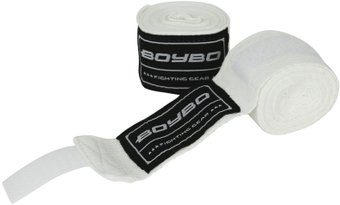 Бинт боксерский BoyBo Хлопок/эластан 3.5м (синий)