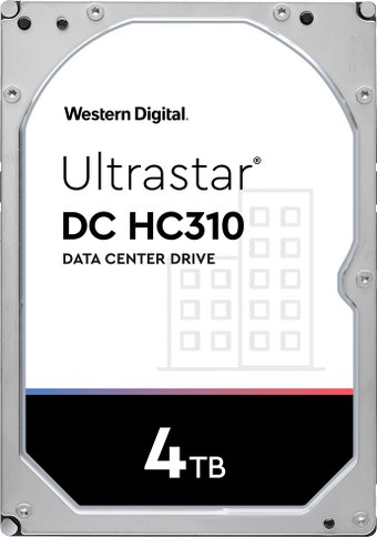 Жесткий диск WD Ultrastar DC HC310 (7K6) 4TB HUS726T4TALE6L4