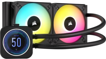 Жидкостное охлаждение для процессора Corsair iCUE H100i Elite LCD XT CW-9060074-WW