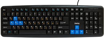 Клавиатура Dialog KM-025U Black-Blue