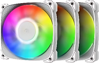 Набор вентиляторов Geometric Future Squama 2505 ARGB Triple Pack (белый)
