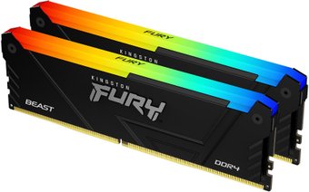 Оперативная память Kingston FURY Beast RGB 2x16ГБ DDR4 3733 МГц KF437C19BB12AK2/32