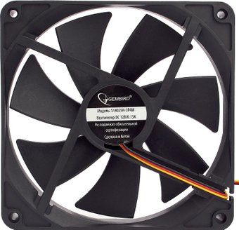 Вентилятор для корпуса Gembird S14025H-3P4M