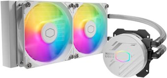Жидкостное охлаждение для процессора Cooler Master MasterLiquid ML240L Core ARGB White Edition MLW-D24M-A18PZ-RW