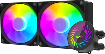 Жидкостное охлаждение для процессора dark Flash Radiant DCS 240 (черный)