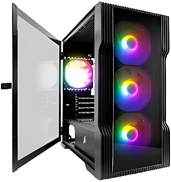 Корпус 1stPlayer Trilobite T3-G (черный)