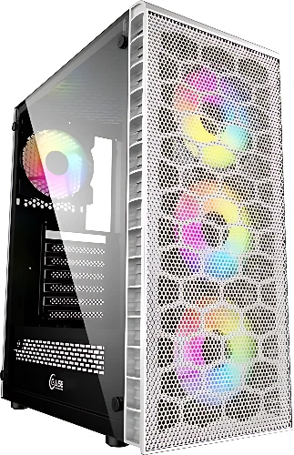 Корпус Powercase Mistral Z4C LED (белый)