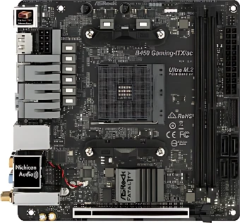 Материнская плата ASRock Fatal1ty B450 Gaming-ITX/ac